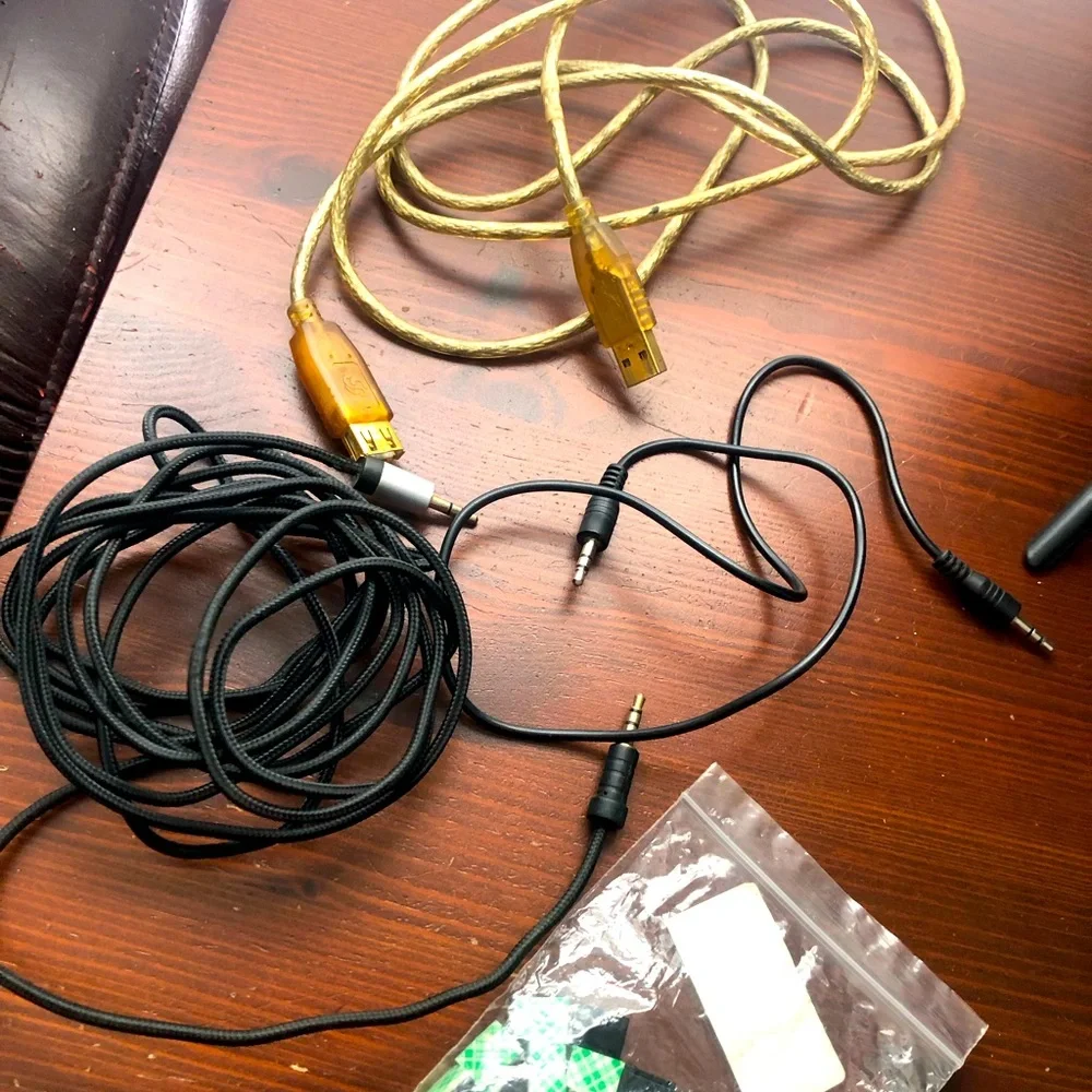 Aux cables & computer light up cable